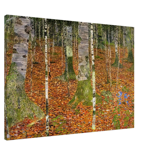 Gustav Klimt - FARMHOUSE WITH BIRCH TREES 1903 Canvas - 20x30 cm / 8x12 inches-canvas