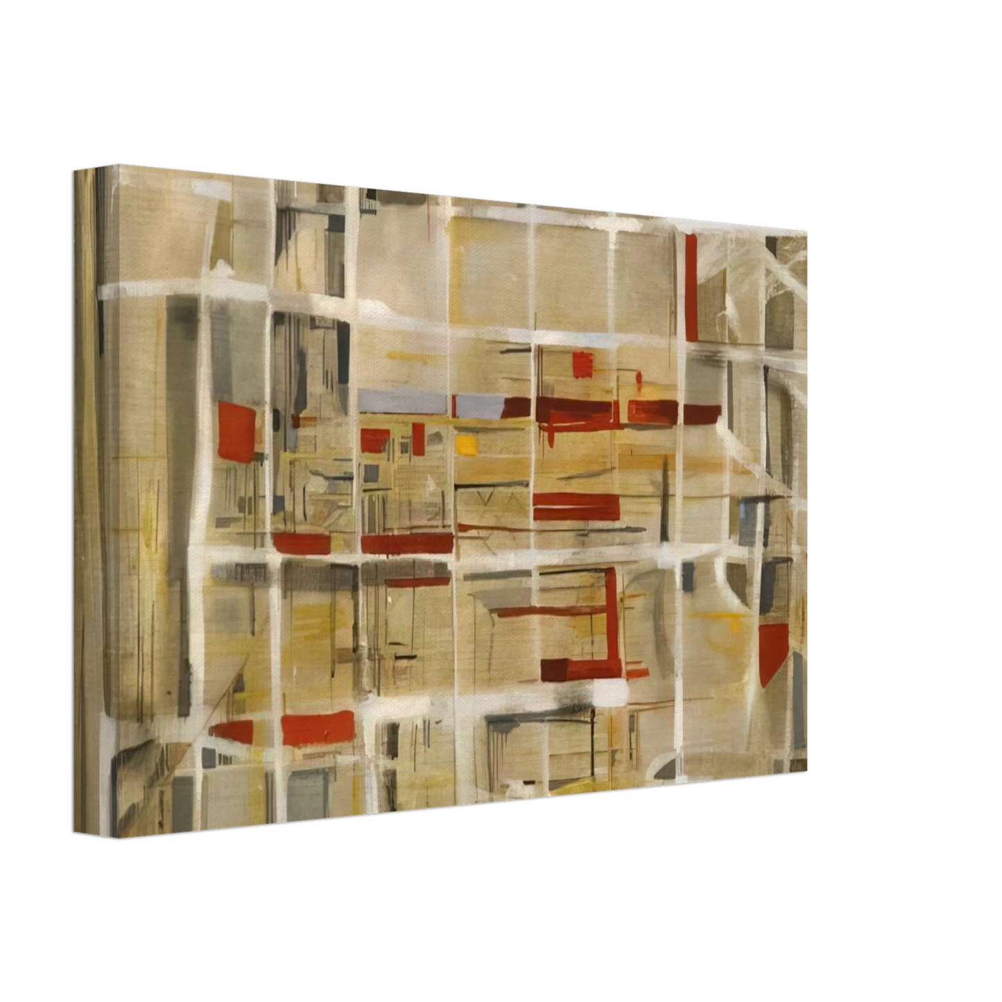 Maria Helena Vieira da Silva - Interieur a la spirale - 1949 Canvas - 40x60 cm / 16x24 inches-canvas