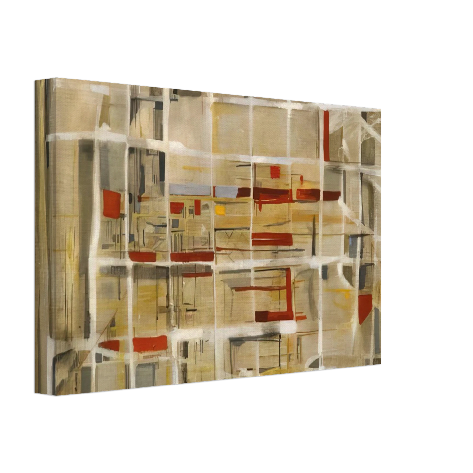 Maria Helena Vieira da Silva - Interieur a la spirale - 1949 Canvas - 40x60 cm / 16x24 inches-canvas