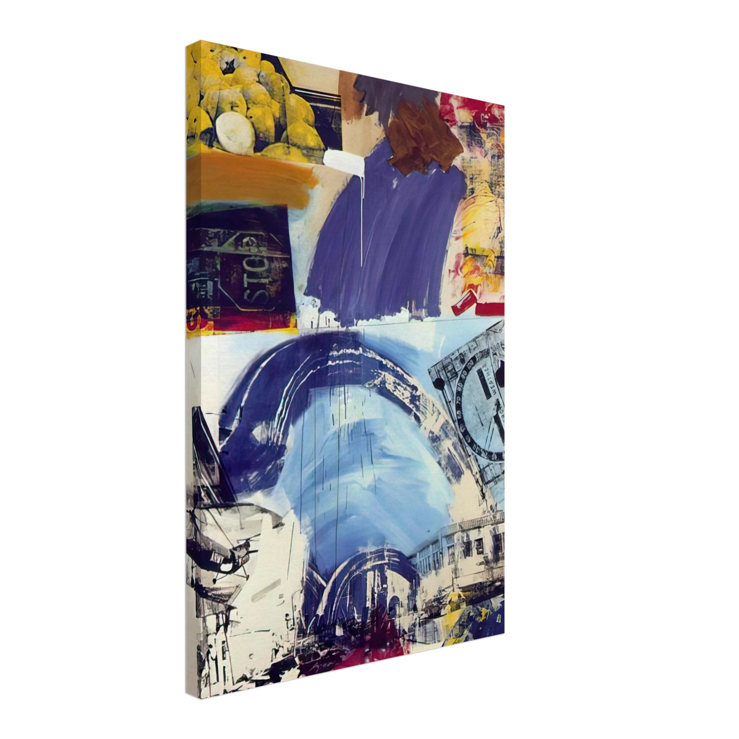 Robert Rauschenberg - HARBOR Canvas - 40x60 cm / 16x24 inches-canvas