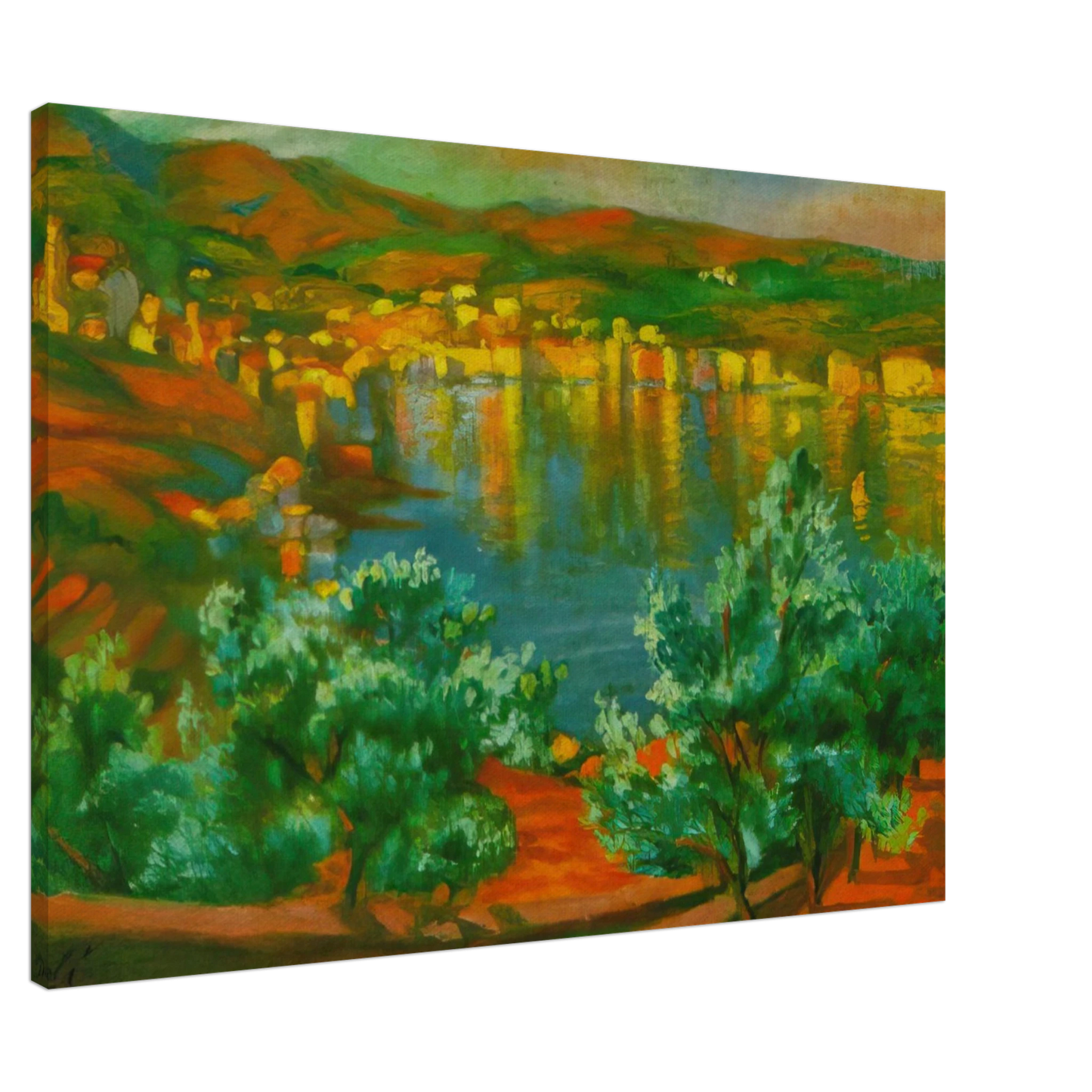 Salvador Dali - FESTIVAL OF ST LUCIA AT VILLAMALLA Canvas - 20x30 cm / 8x12 inches-canvas