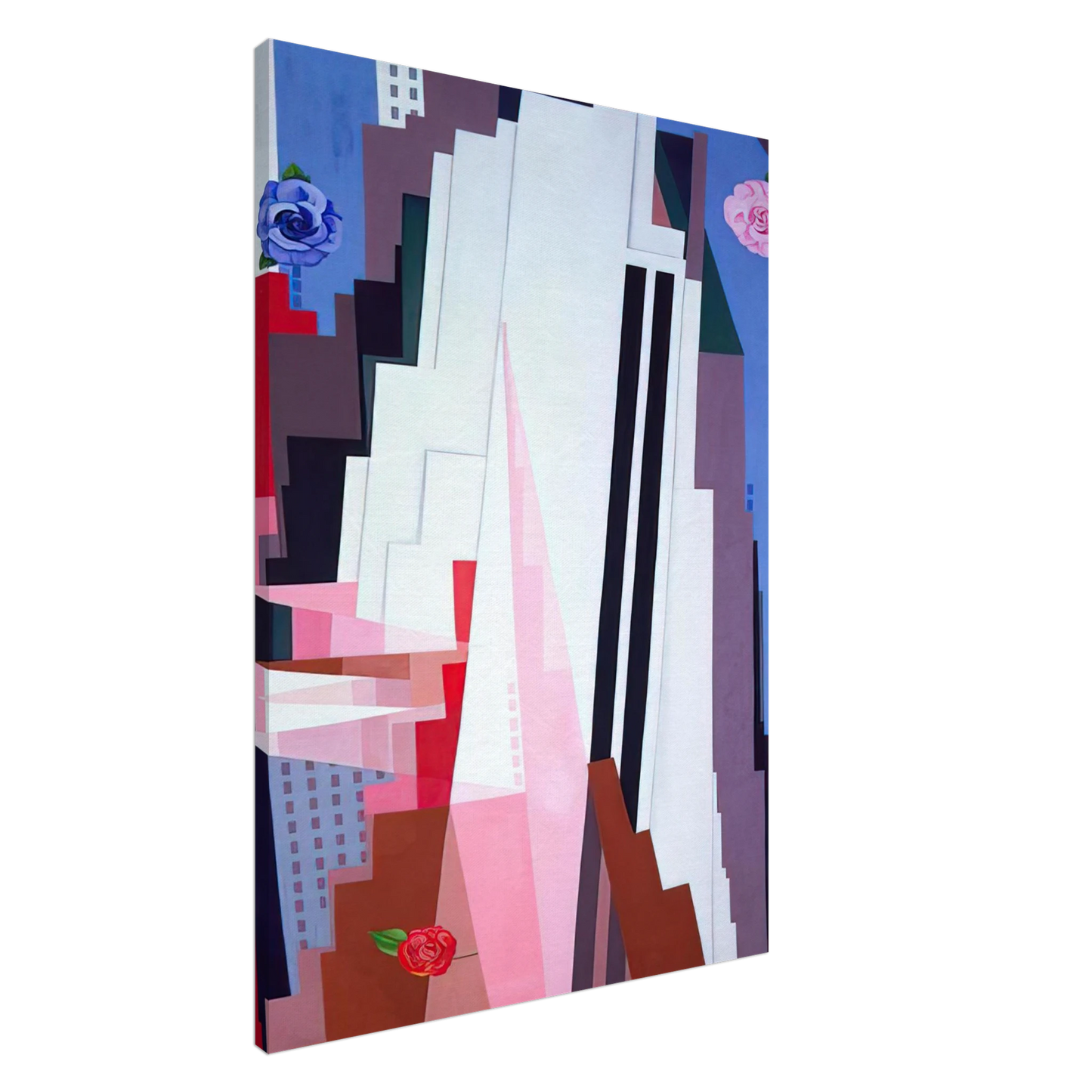 Georgia O'Keeffe - Manhattan Canvas - 20x30 cm / 8x12 inches-canvas