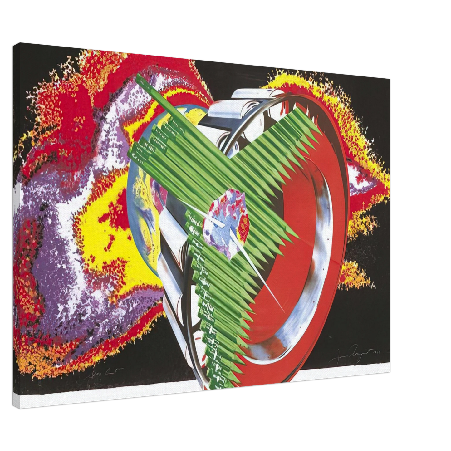 James Rosenquist - Space Dust Canvas - 20x30 cm / 8x12 inches-canvas