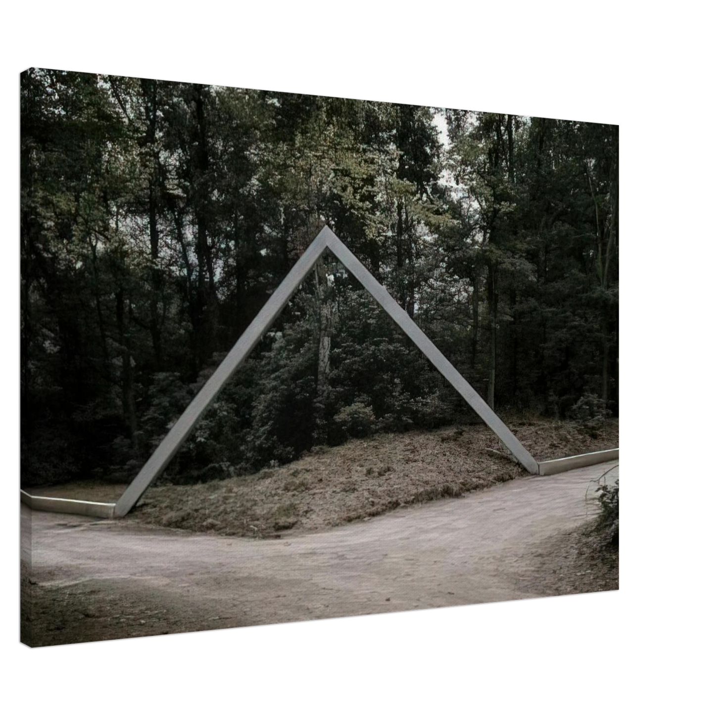 Francois Morellet - La plate-bande - 1988 Canvas - 20x30 cm / 8x12 inches-canvas