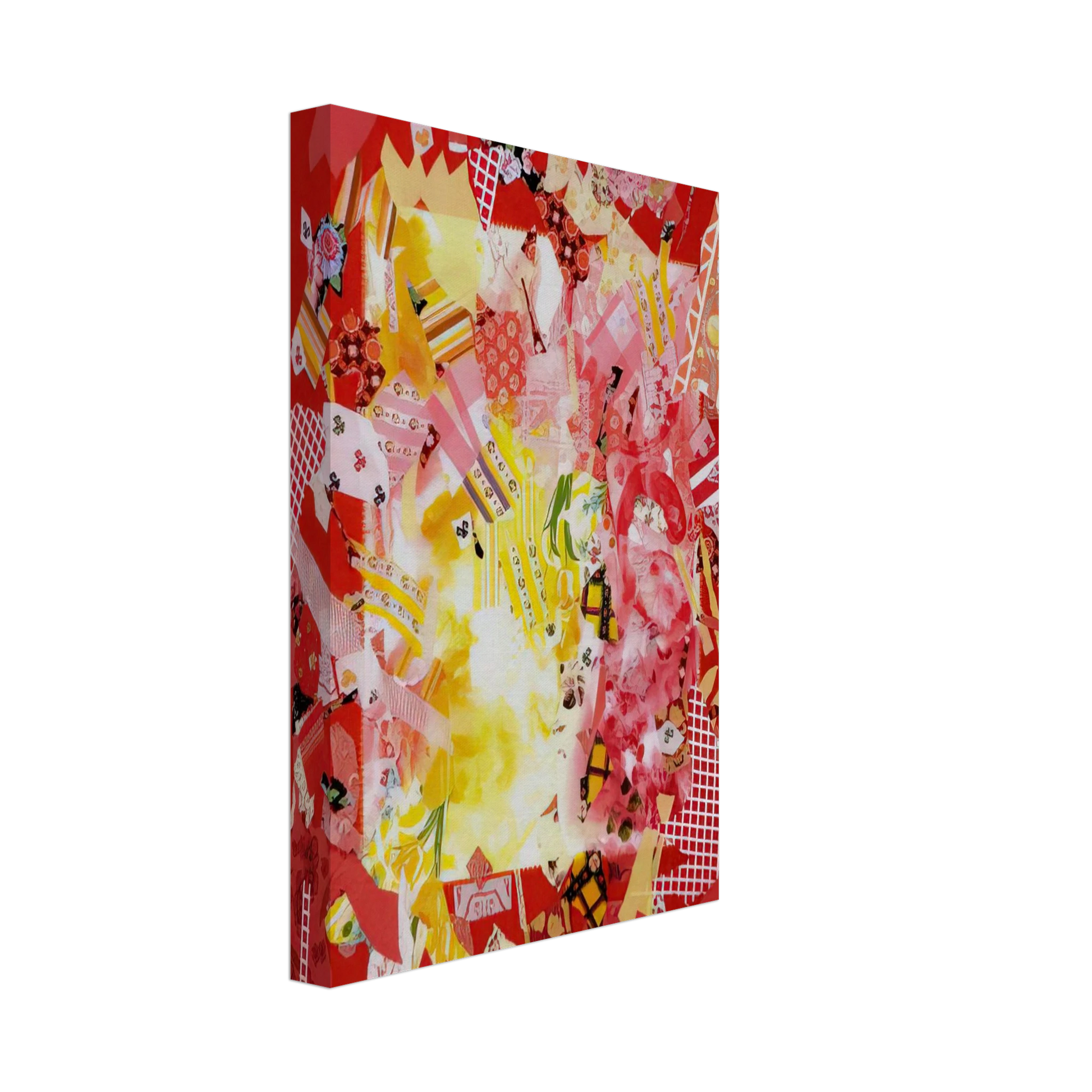 Miriam Schapiro - Explode - 1972 Canvas - 40x60 cm / 16x24 inches-canvas