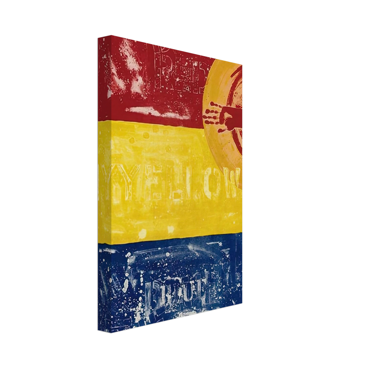 Jasper Johns - PERISCOPE I ULAE 200 Canvas - 40x60 cm / 16x24 inches-canvas