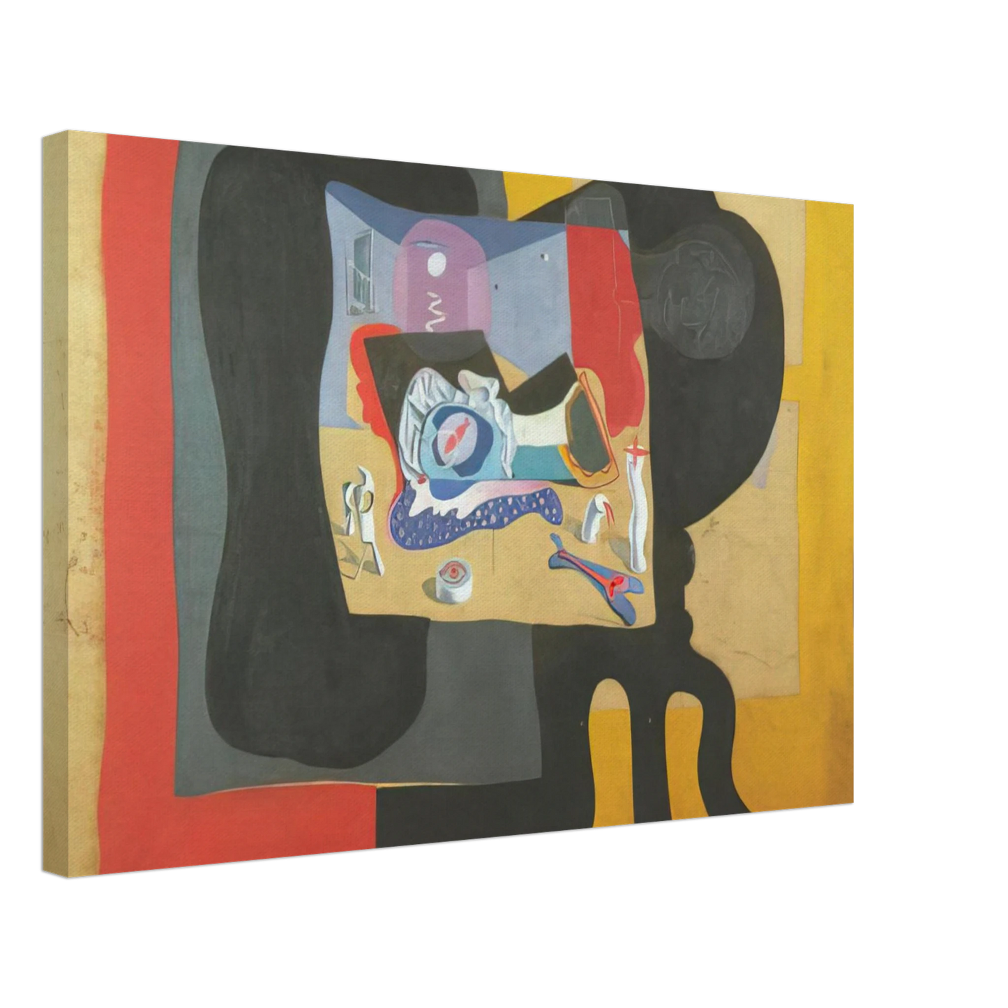 Salvador Dali - STILL LIFE WITH MOONIGHT Canvas - 40x60 cm / 16x24 inches-canvas