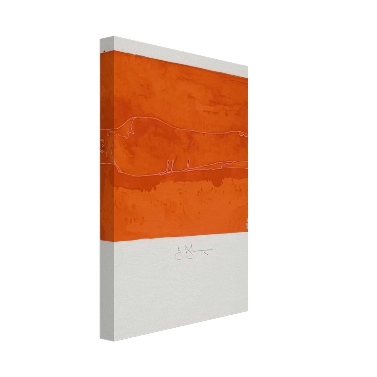 Jasper Johns - CASTS FROM UNTITLED LEG 1974 Canvas - 40x60 cm / 16x24 inches-canvas