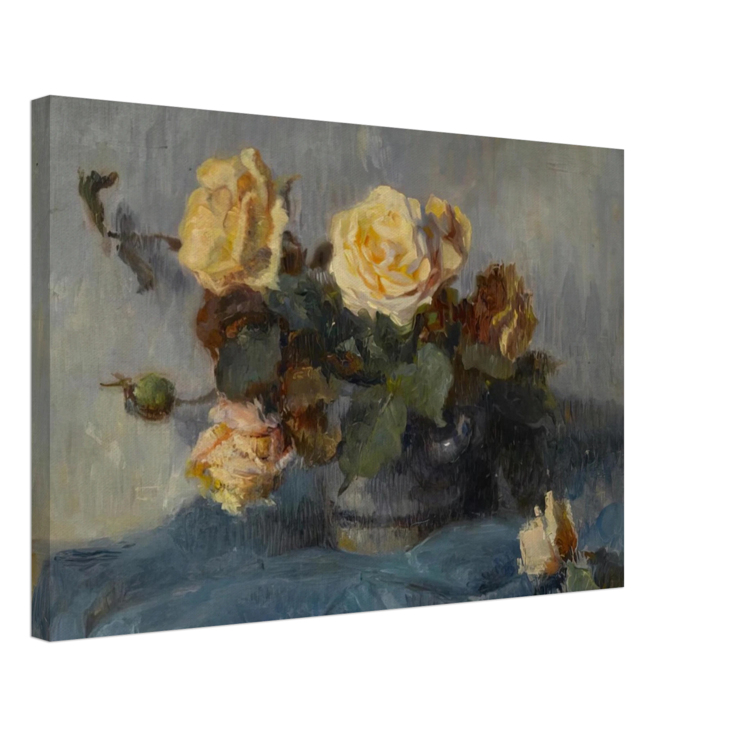 Paul Cezanne - Rose Bouquet Canvas - 70x100 cm / 28x40 inches-canvas