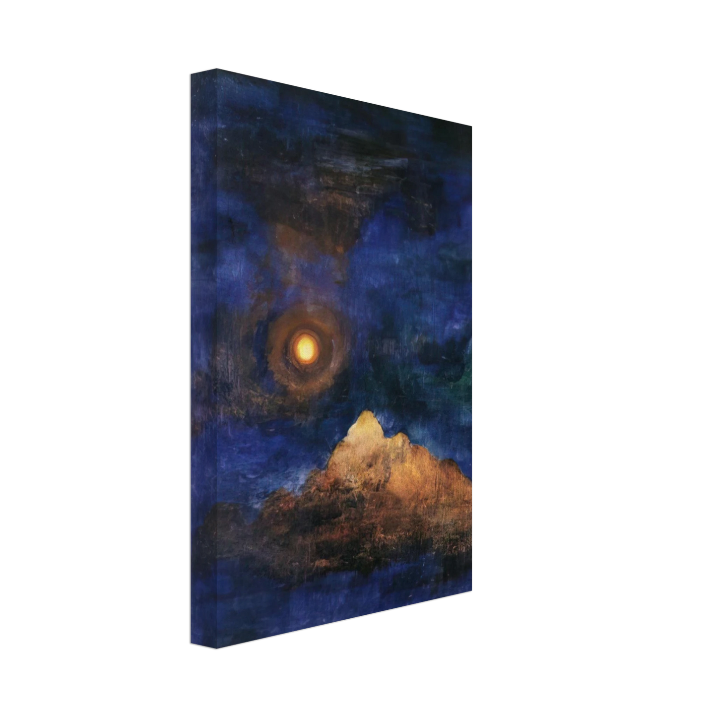 Julius Bissier - Concepimento nel cosmo - 1920 Canvas - 70x100 cm / 28x40 inches-canvas