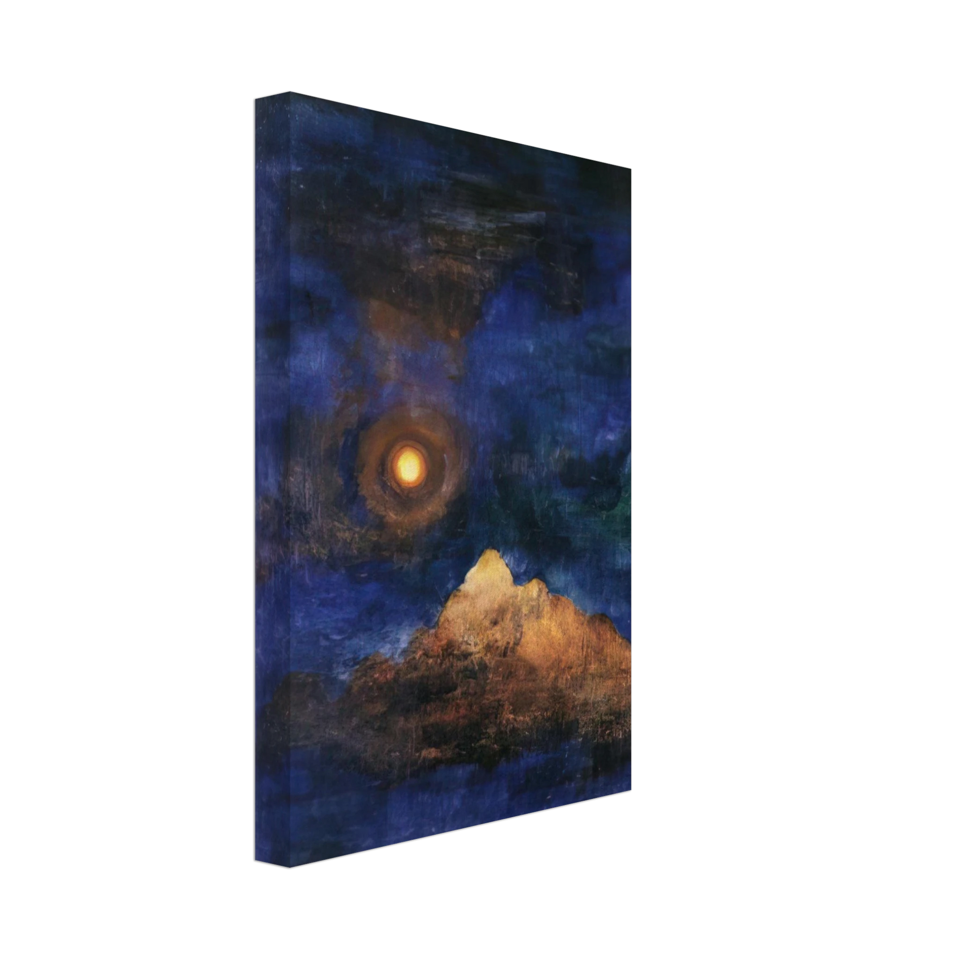 Julius Bissier - Concepimento nel cosmo - 1920 Canvas - 70x100 cm / 28x40 inches-canvas