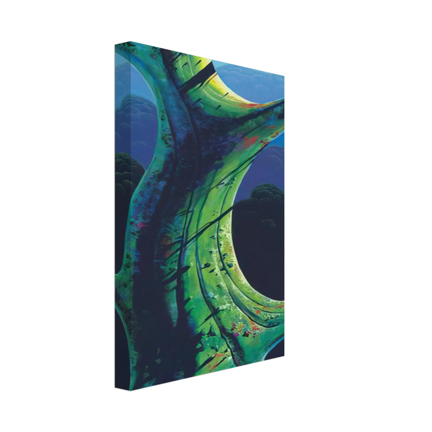 Eyvind Earle - Sky Reach Canvas - 70x100 cm / 28x40 inches-canvas