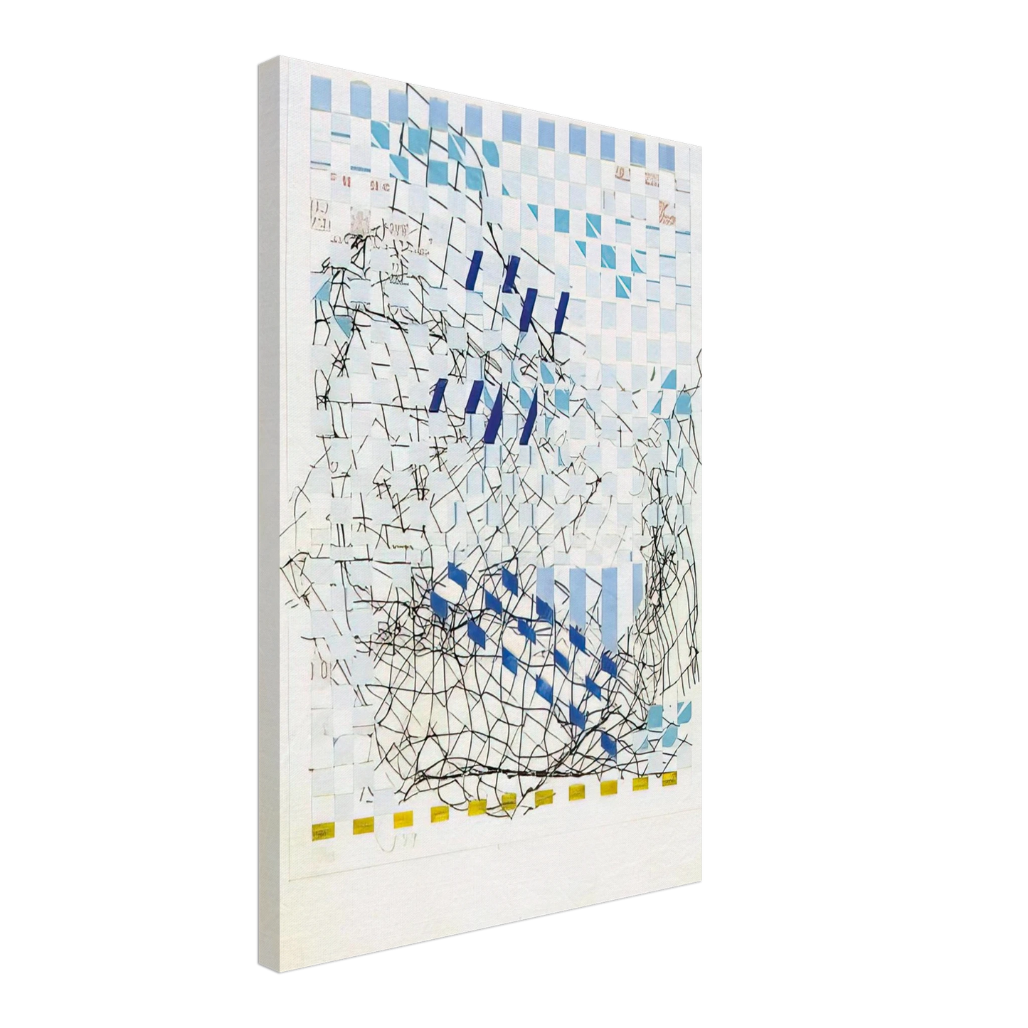 Gego - Tejedura 8913 - 1989 Canvas - 70x100 cm / 28x40 inches-canvas