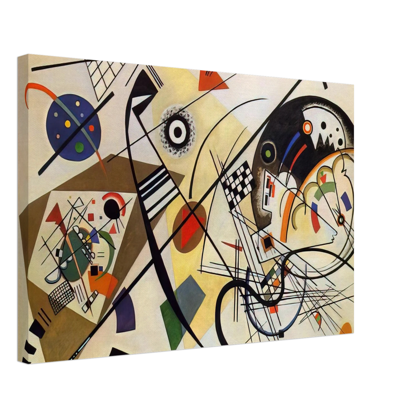 Wassily Kandinsky - TRANSVERSE LINE 1923 Canvas - 70x100 cm / 28x40 inches-canvas