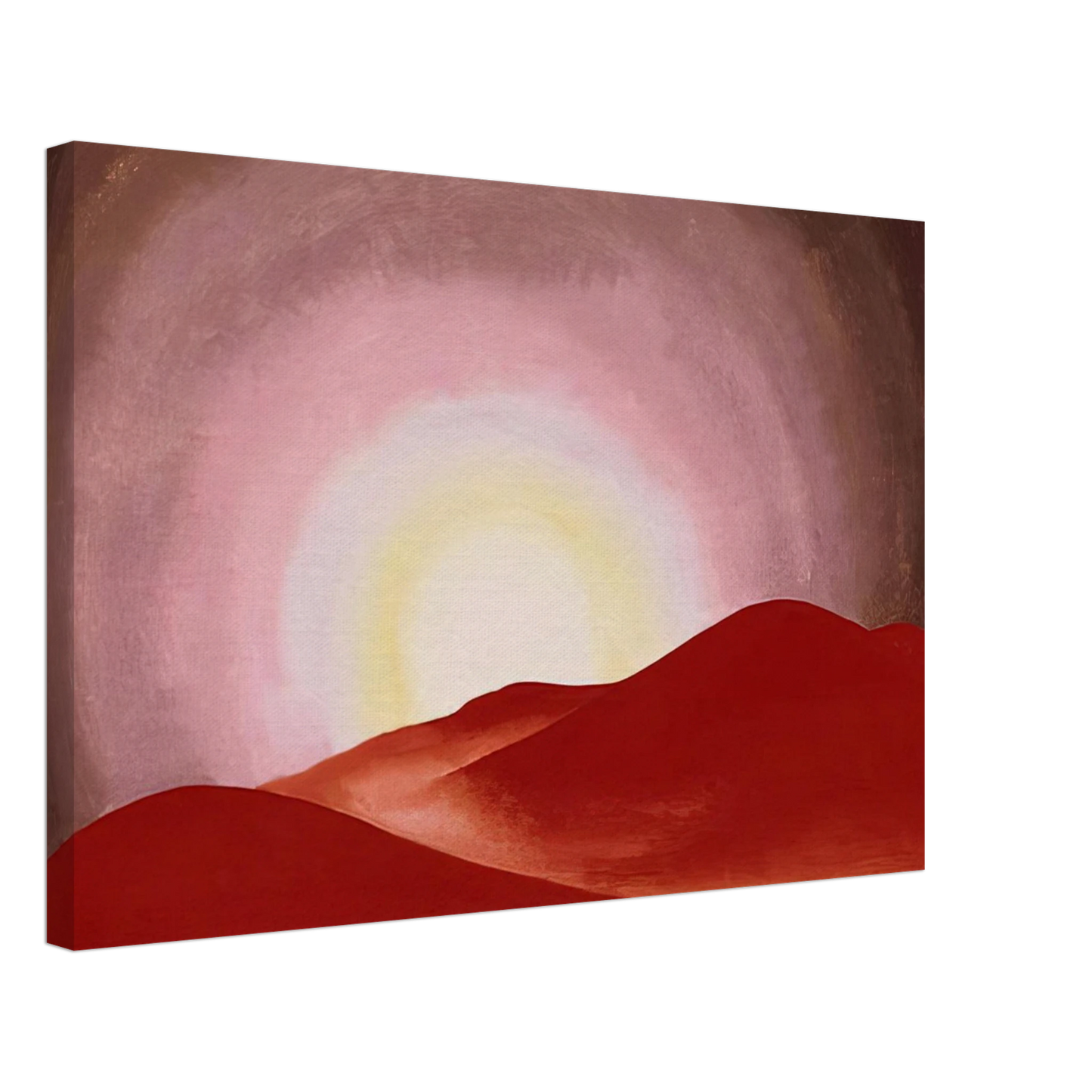 Georgia O'Keeffe - Red Hills, Lake George Canvas - 70x100 cm / 28x40 inches-canvas