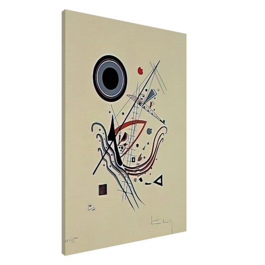 Wassily Kandinsky - BLUE 1922 Canvas - 20x30 cm / 8x12 inches-canvas