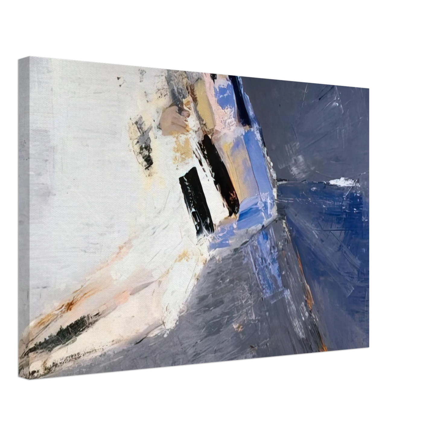 Nicolas de Stael - Figure accoudee - 1953 Canvas - 70x100 cm / 28x40 inches-canvas