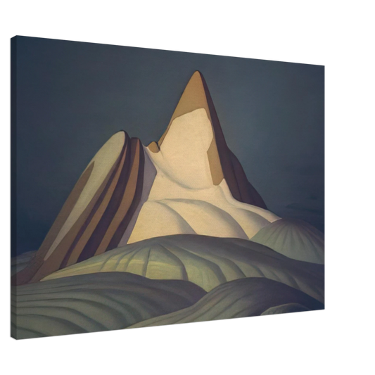 Lawren Harris - Isolation Peak, Rocky Mountains - 1930 Canvas - 20x30 cm / 8x12 inches-canvas