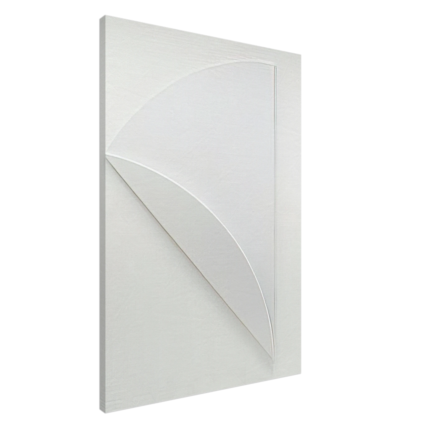 Ellsworth Kelly - White Relief over White Canvas - 20x30 cm / 8x12 inches-canvas