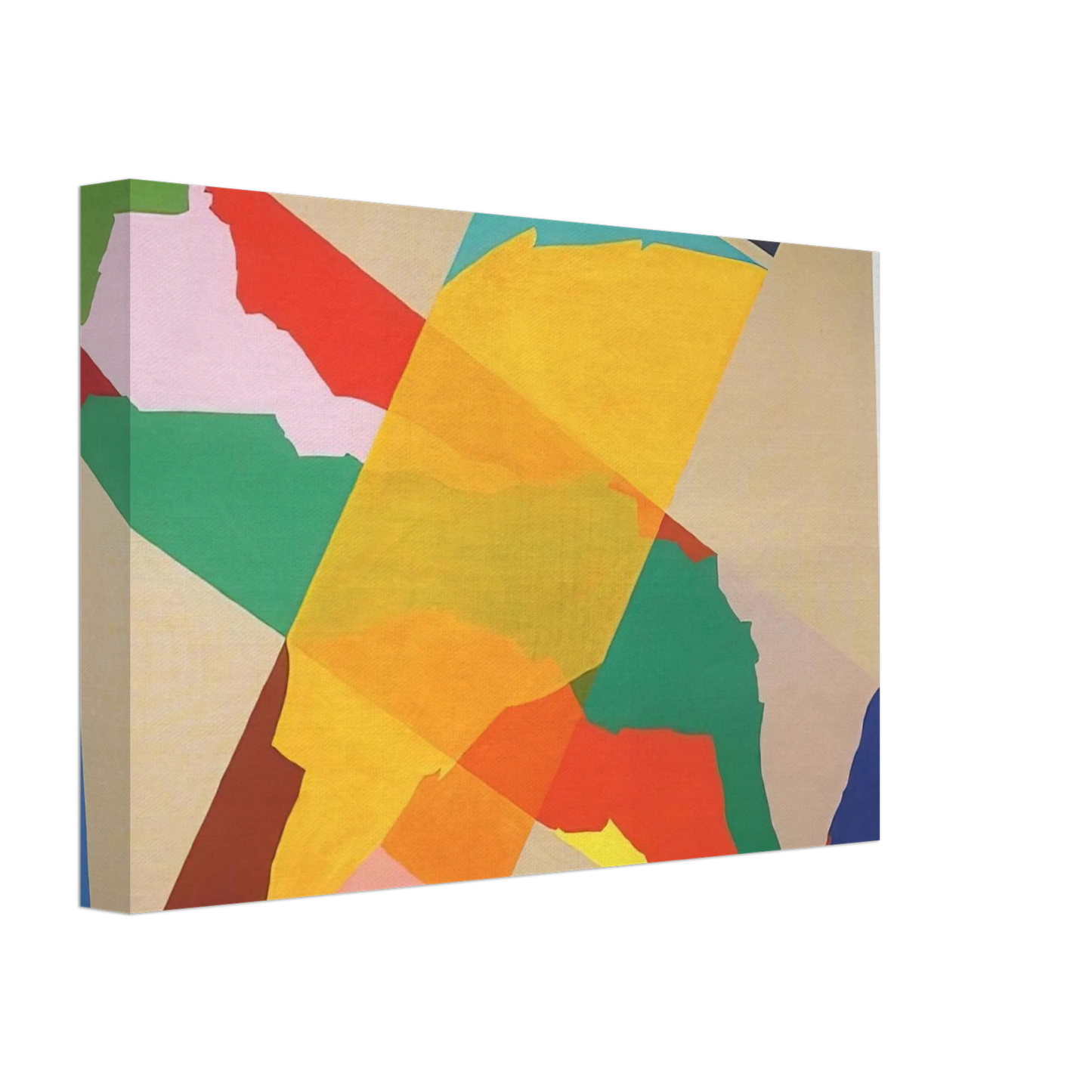 Piero Dorazio - In Croce III - 1969 Canvas - 40x60 cm / 16x24 inches-canvas