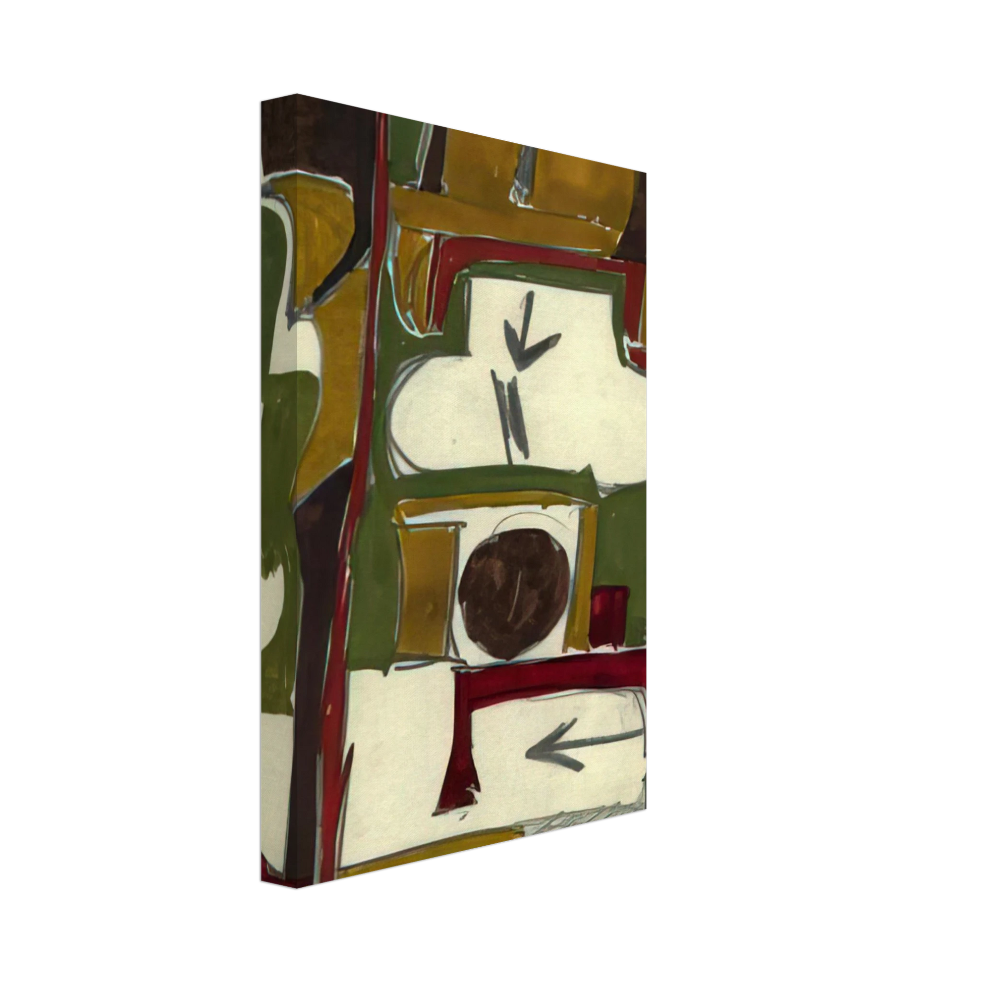 Will Barnet - Untitled - c.1956 United States Canvas - 70x100 cm / 28x40 inches-canvas