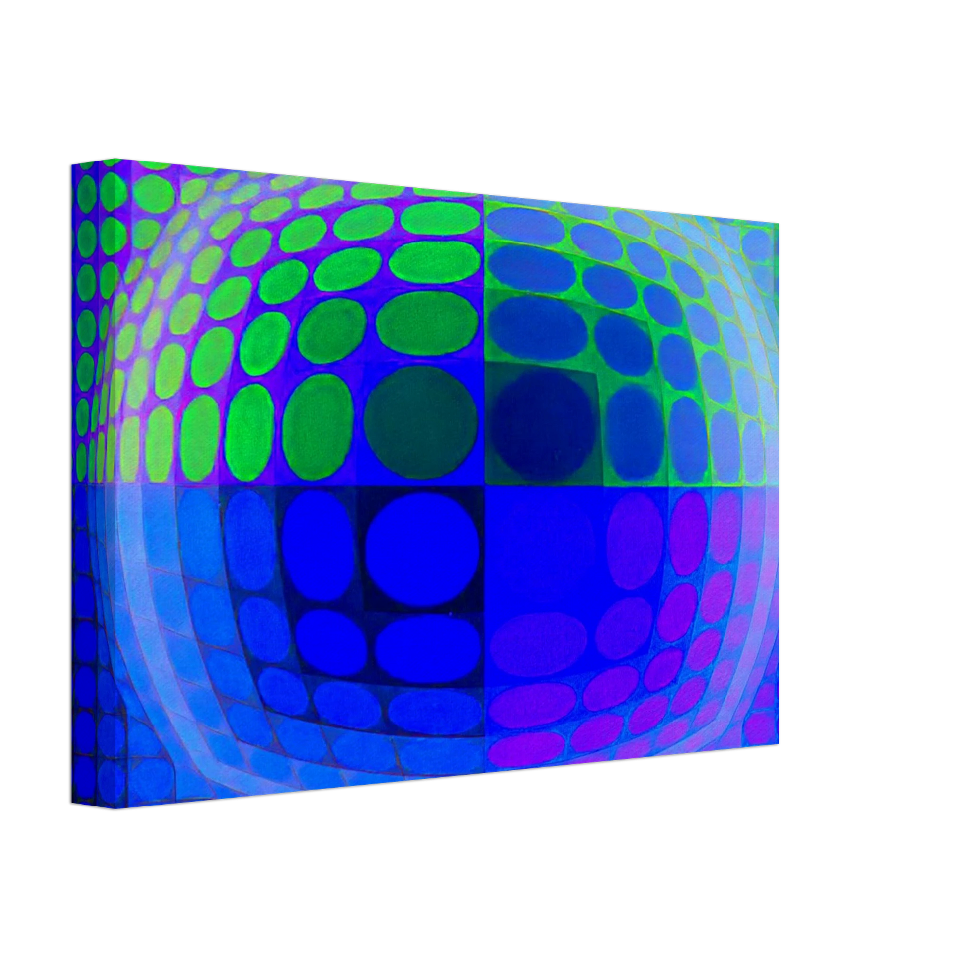 Victor Vasarely - Pal-Ket - 1974 Canvas - 70x100 cm / 28x40 inches-canvas