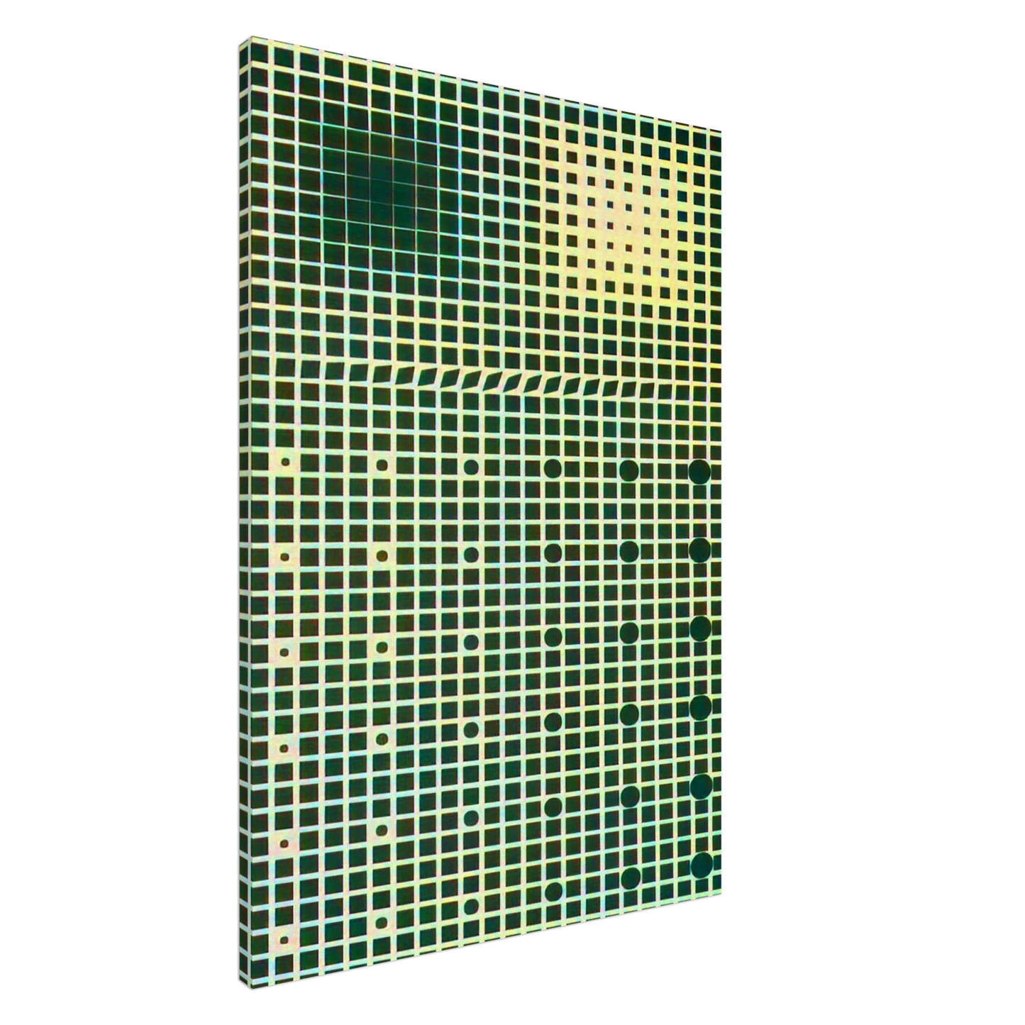 Victor Vasarely - Supernovae - 1961 Canvas - 20x30 cm / 8x12 inches-canvas