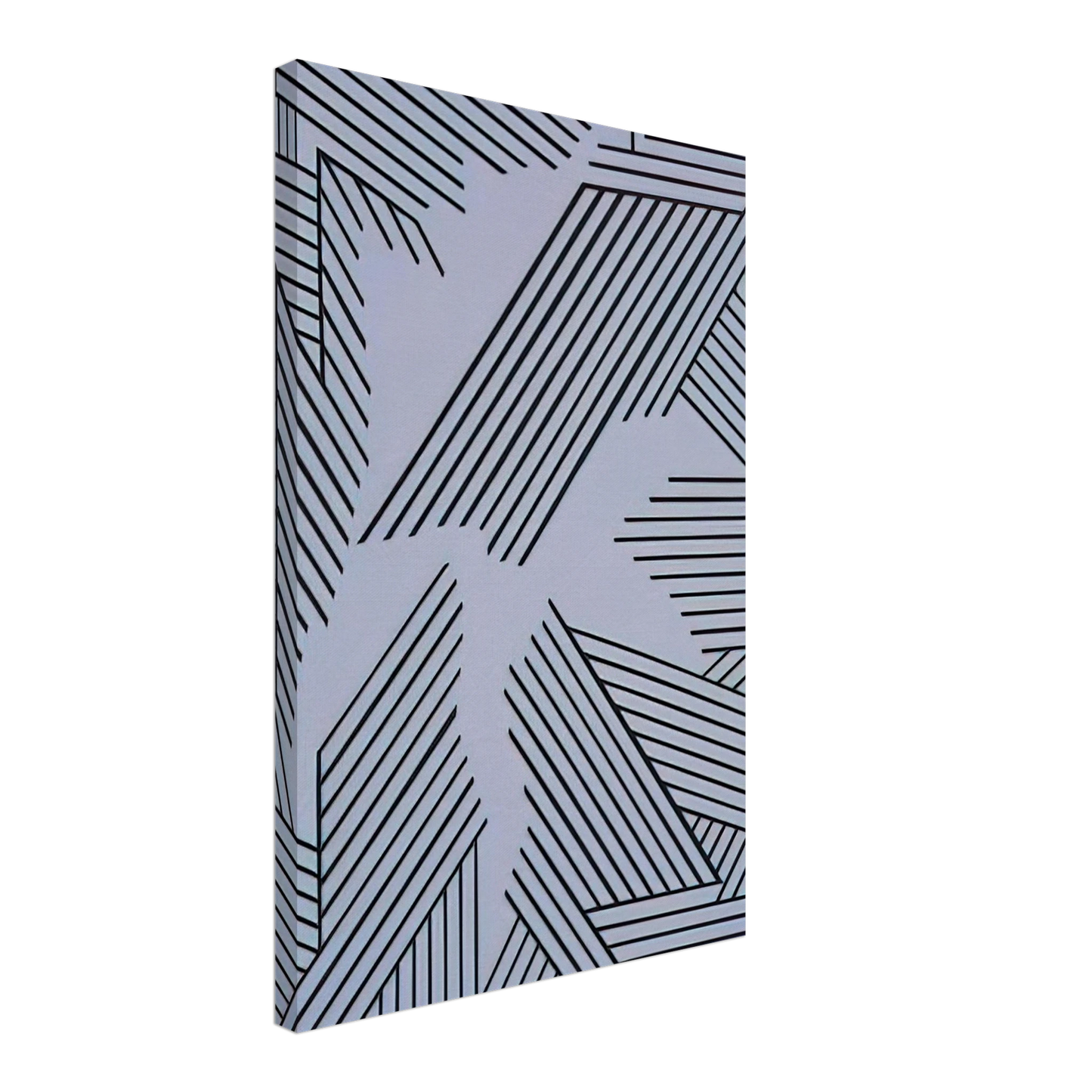 Nicholas Krushenick - Untitled - 1998 Canvas - 40x60 cm / 16x24 inches-canvas