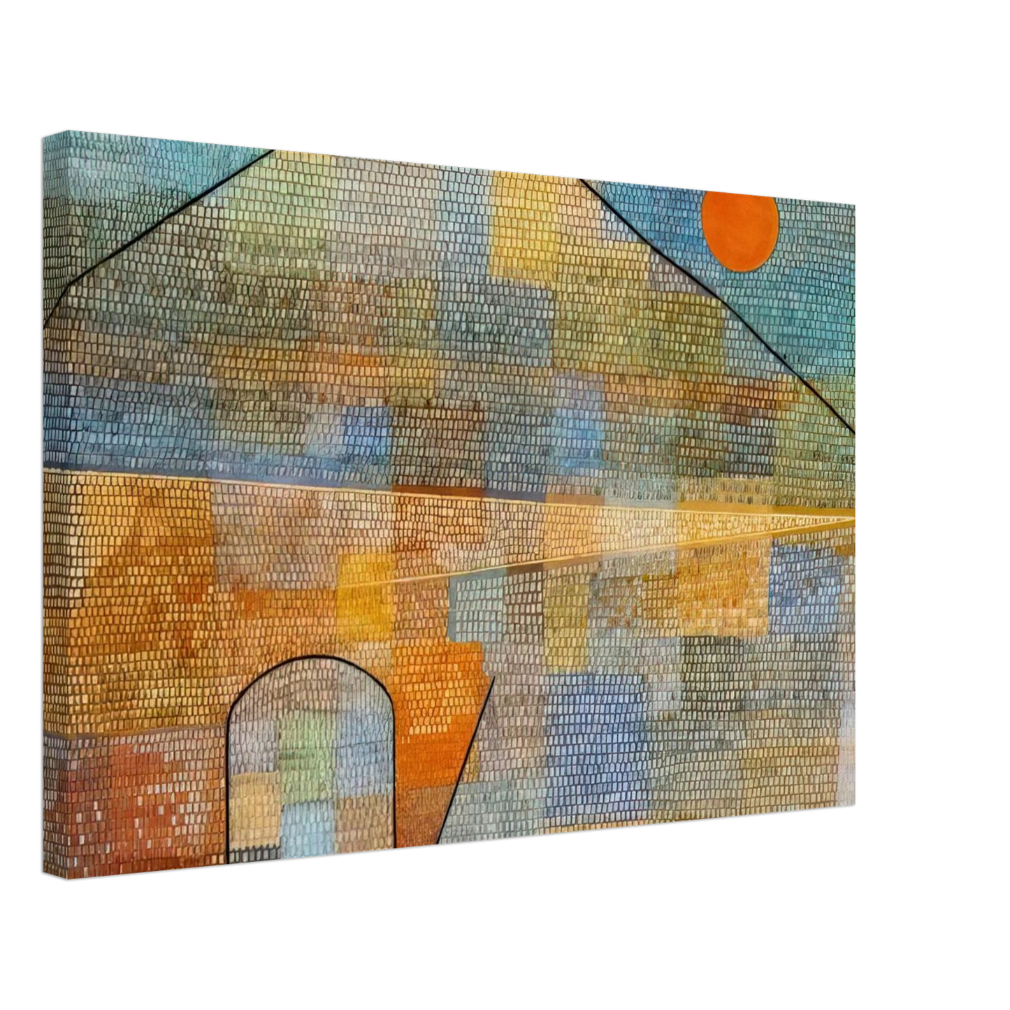 Paul Klee - TO THE PARNASSUS 1932 Canvas - 40x60 cm / 16x24 inches-canvas