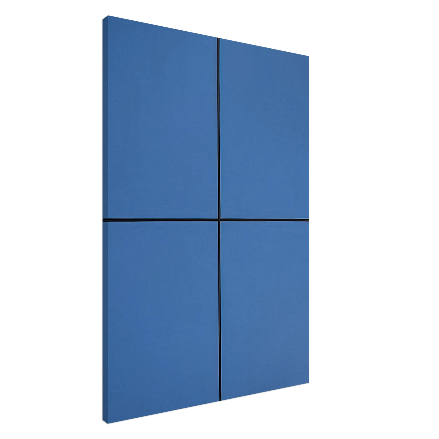 Leon Polk Smith - Event in Blue - 1994 Canvas - 20x30 cm / 8x12 inches-canvas