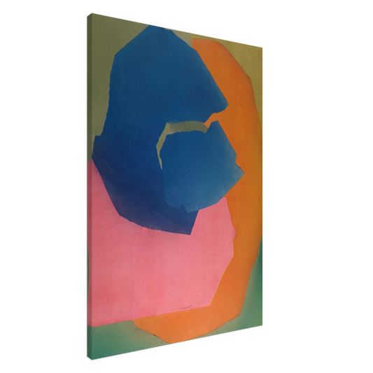 Esteban Vicente - KALANI HAWAII 1969 Canvas - 20x30 cm / 8x12 inches-canvas