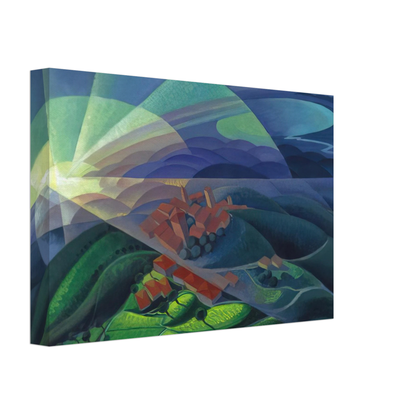 Gerardo Dottori - Aurora Volando - 1933 Canvas - 70x100 cm / 28x40 inches-canvas