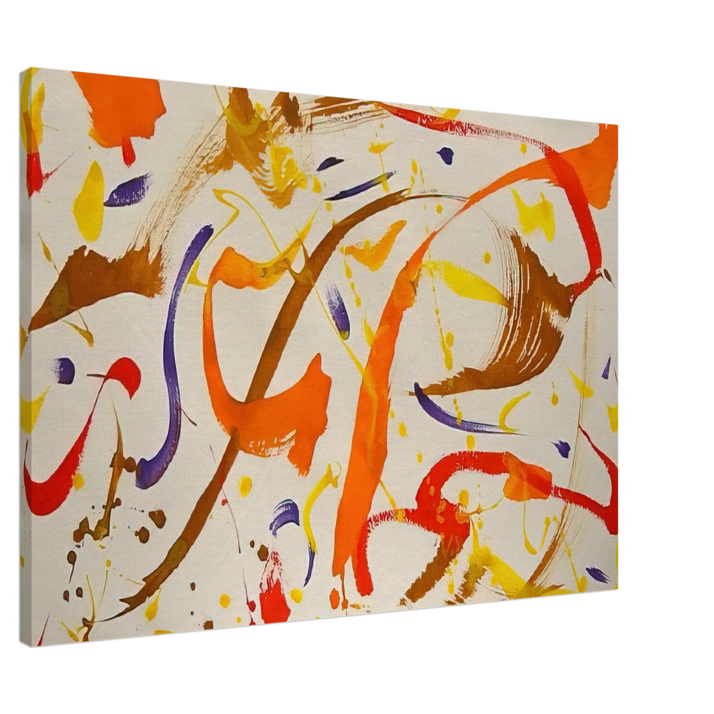 Alexander Liberman - Untitled Abstract - 1975 Canvas - 20x30 cm / 8x12 inches-canvas