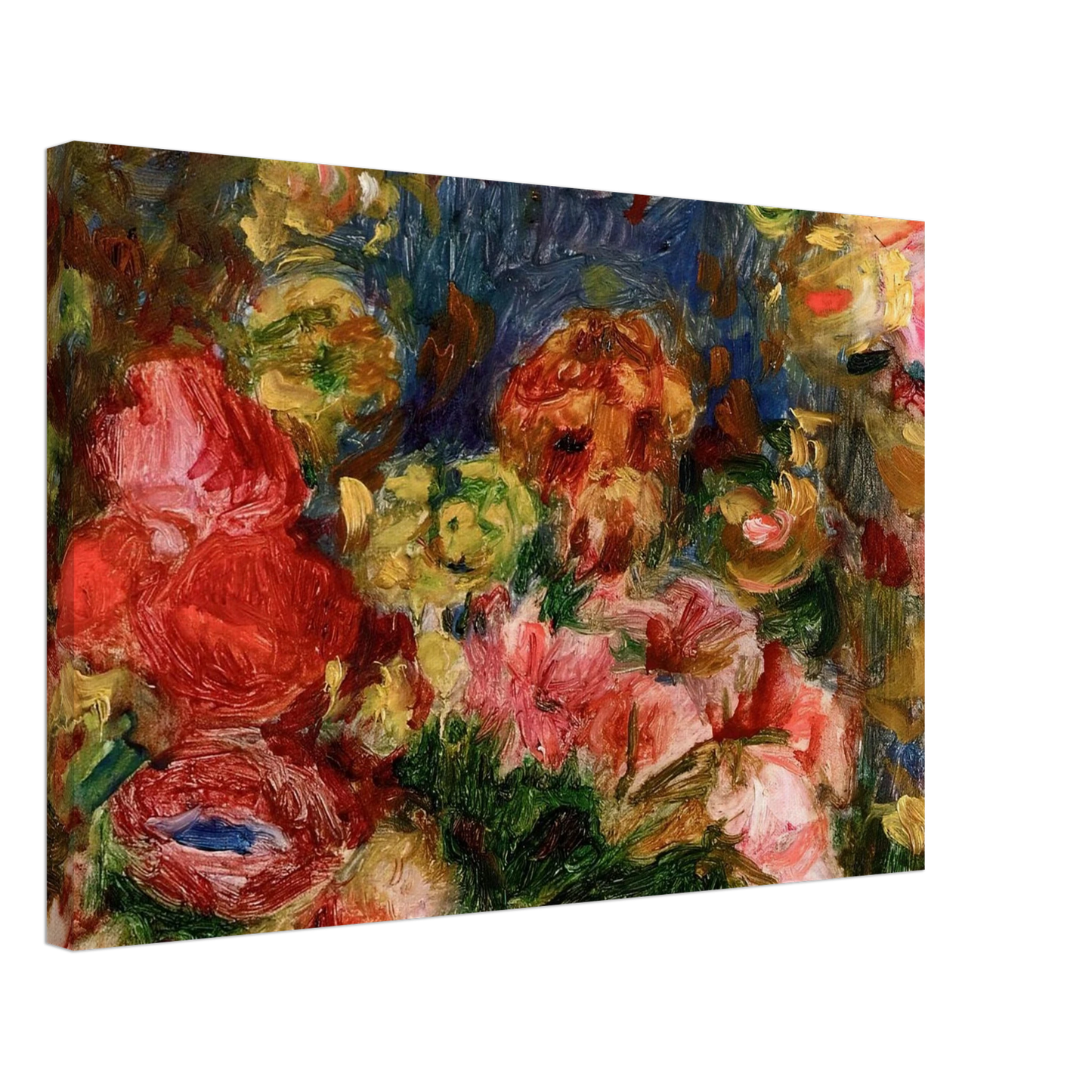 Pierre-Auguste Renoir - Flowers Canvas - 70x100 cm / 28x40 inches-canvas