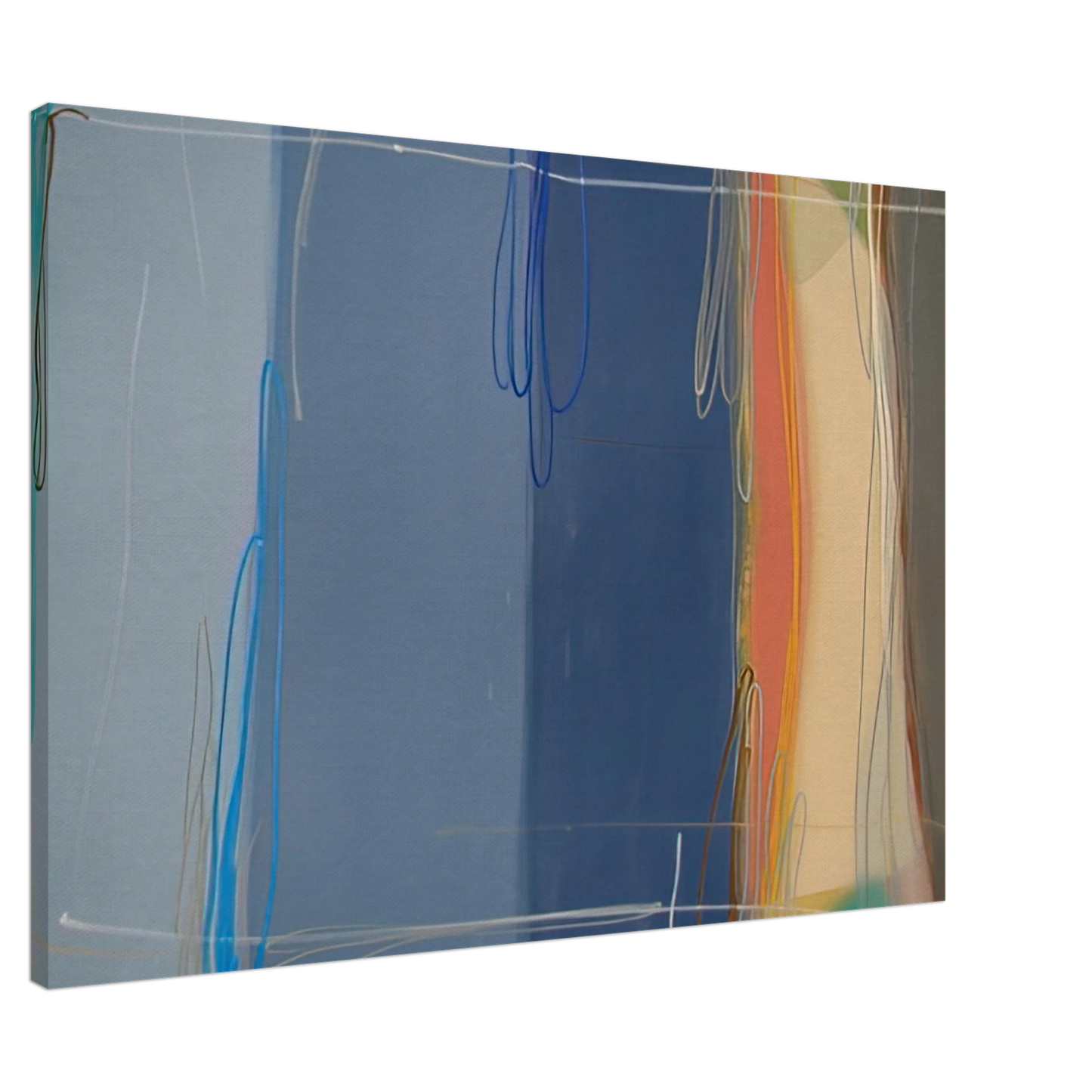 Larry Zox - Yours and Mine - 1993 Canvas - 20x30 cm / 8x12 inches-canvas