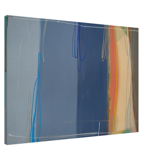 Larry Zox - Yours and Mine - 1993 Canvas - 20x30 cm / 8x12 inches-canvas