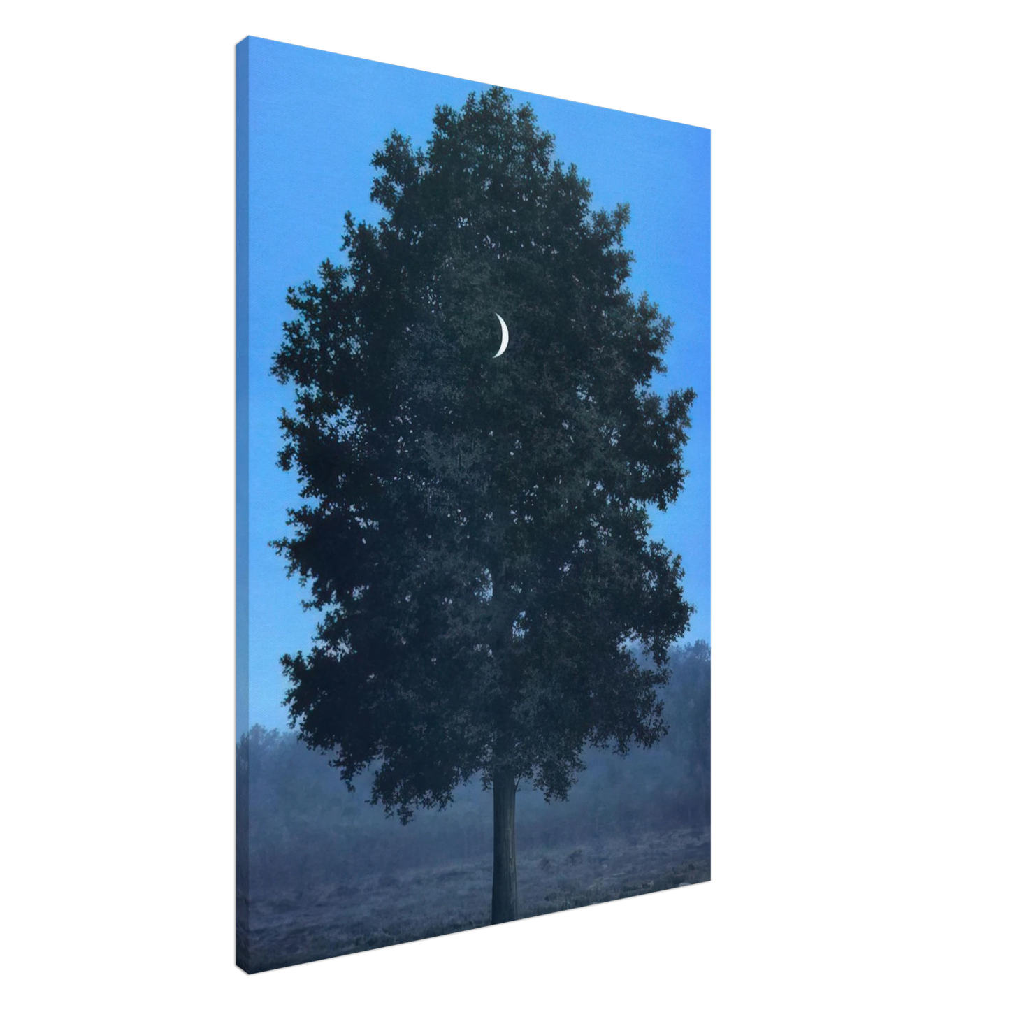 Rene Magritte - SIXTEENTH OF SEPTEMBER 1956 Canvas - 20x30 cm / 8x12 inches-canvas