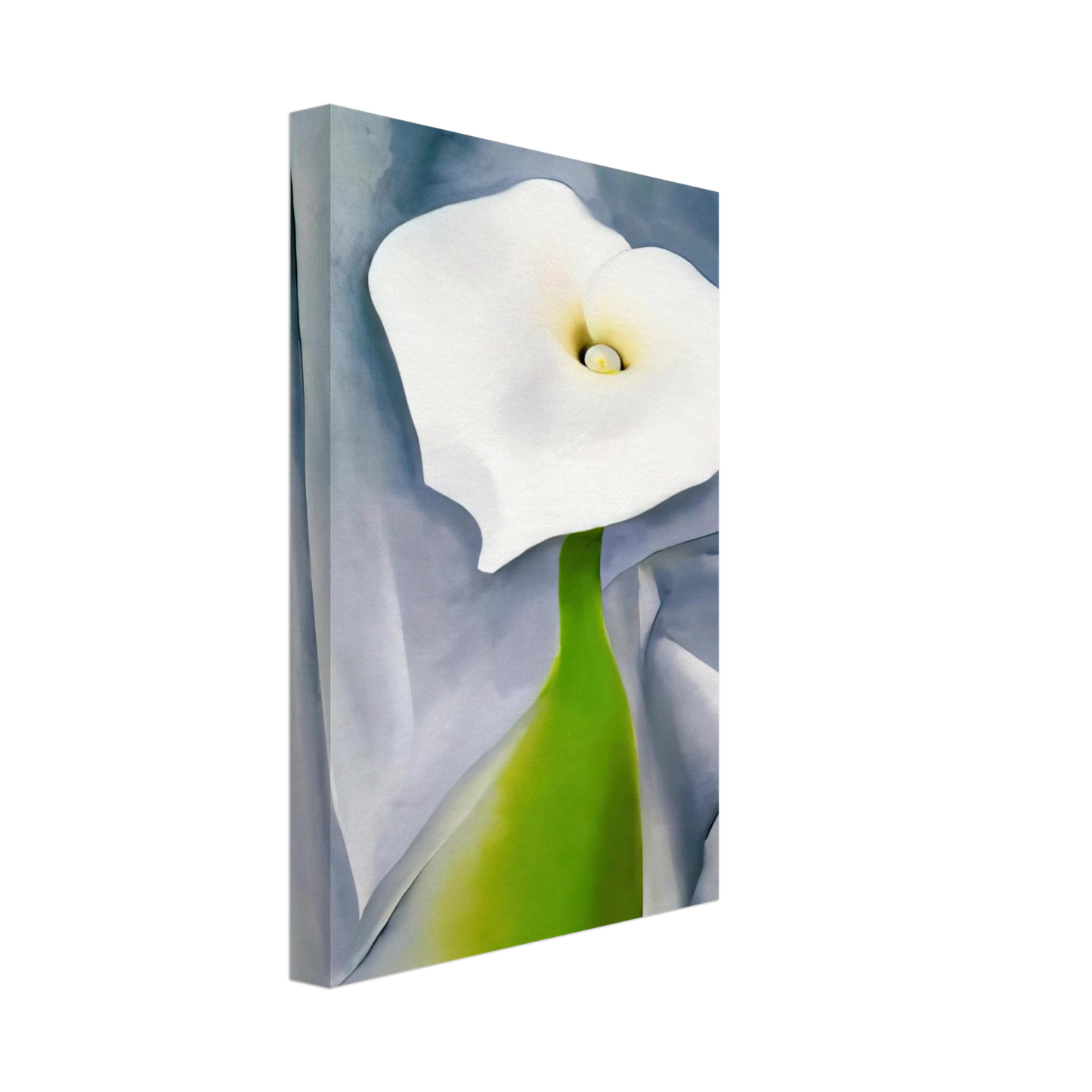 Georgia O'Keeffe - Calla Lily on Grey Canvas - 70x100 cm / 28x40 inches-canvas