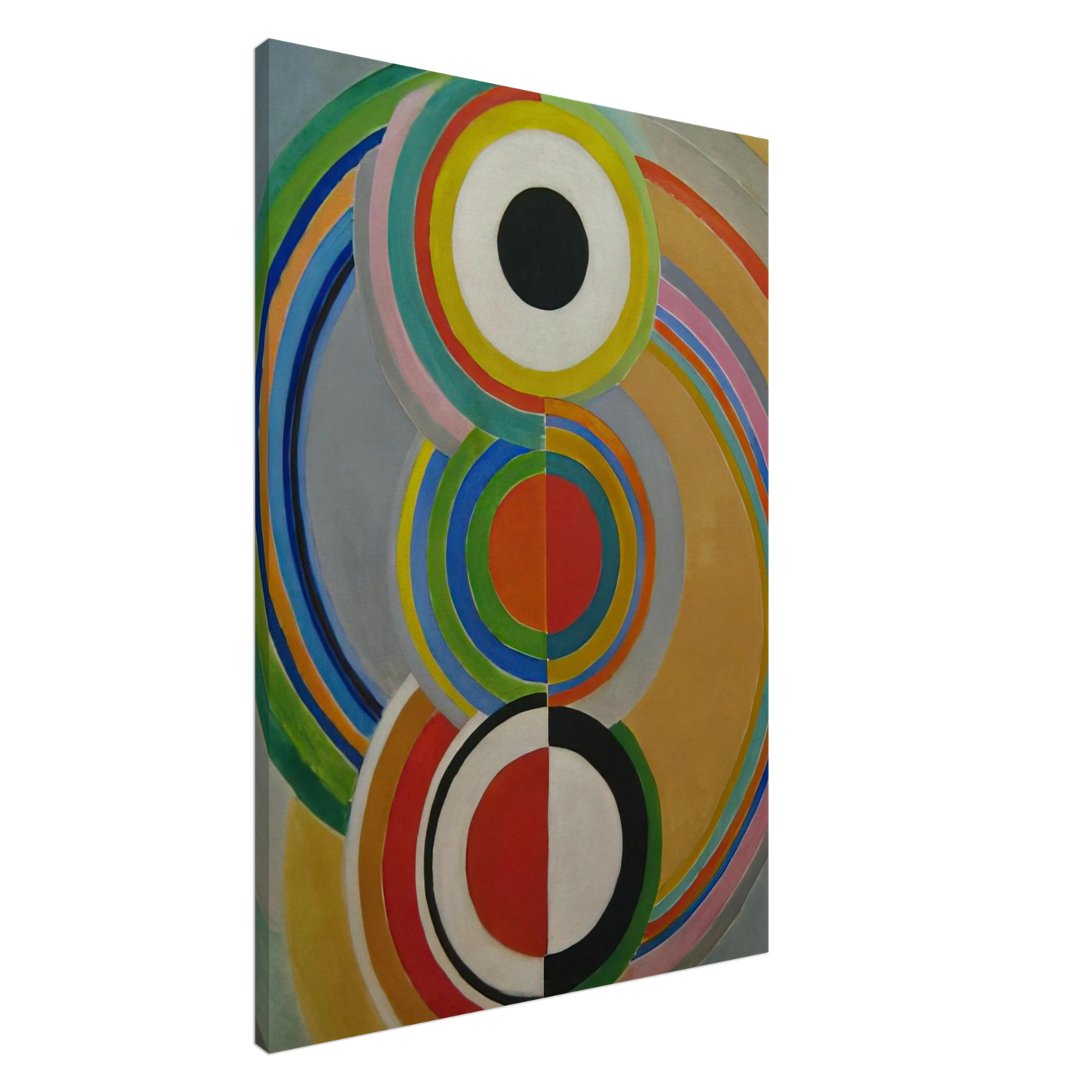 Sonia Delaunay - RYTHME 1 Canvas - 20x30 cm / 8x12 inches-canvas