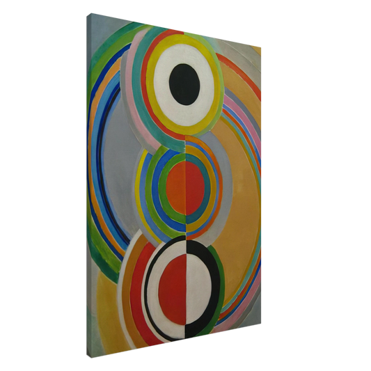 Sonia Delaunay - RYTHME 1 Canvas - 20x30 cm / 8x12 inches-canvas