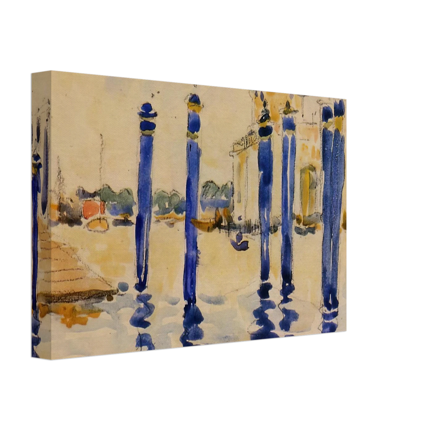 Henri-Edmond Cross - La Donana, Venice Canvas - 70x100 cm / 28x40 inches-canvas