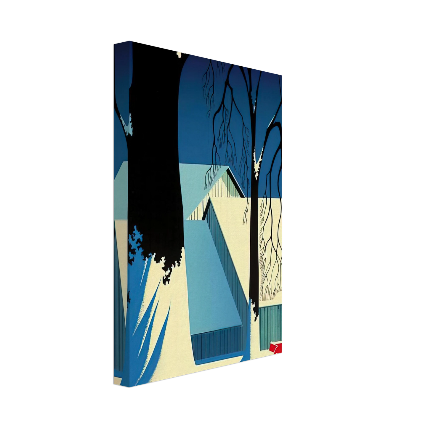 Eyvind Earle - Turquoise Canvas - 40x60 cm / 16x24 inches-canvas