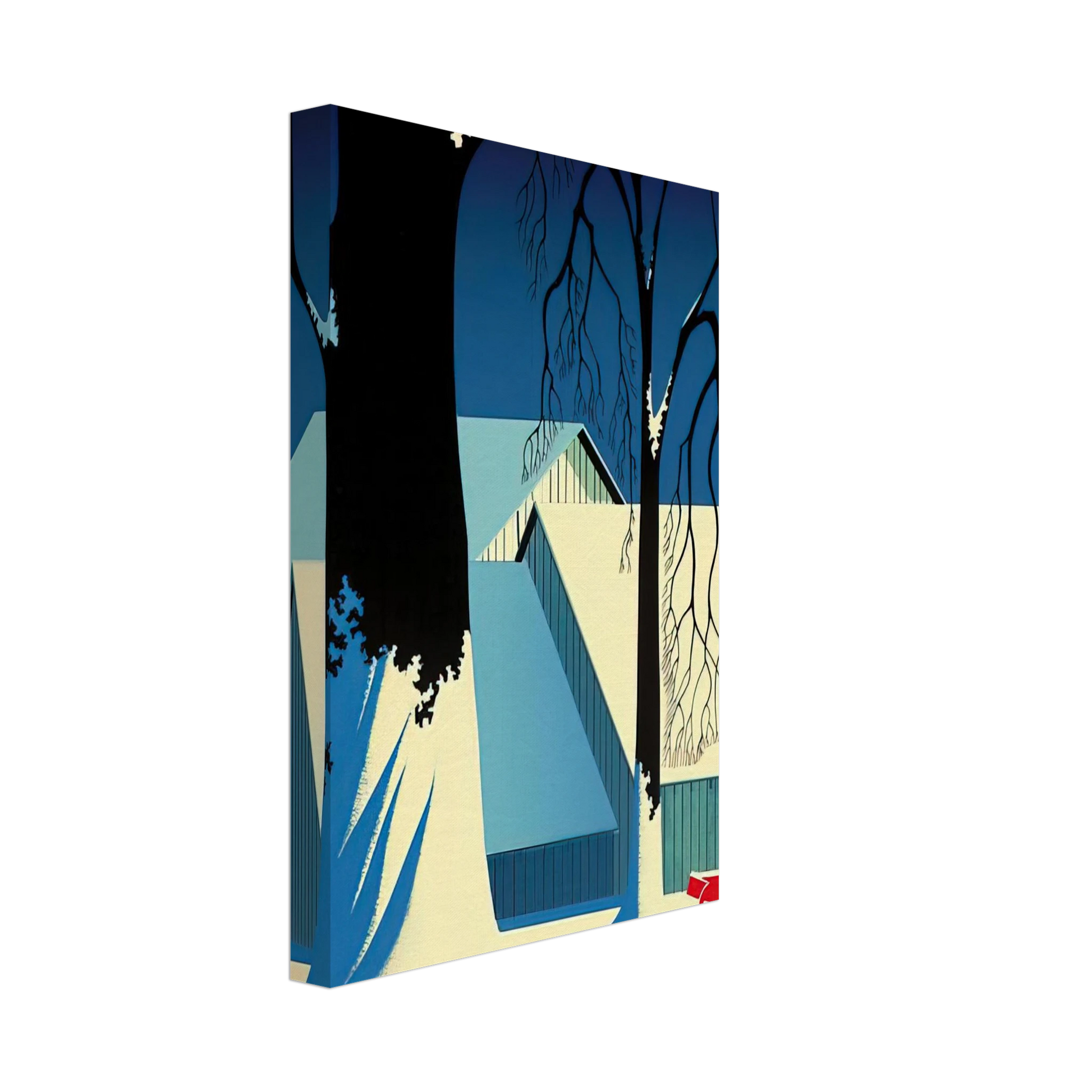 Eyvind Earle - Turquoise Canvas - 40x60 cm / 16x24 inches-canvas