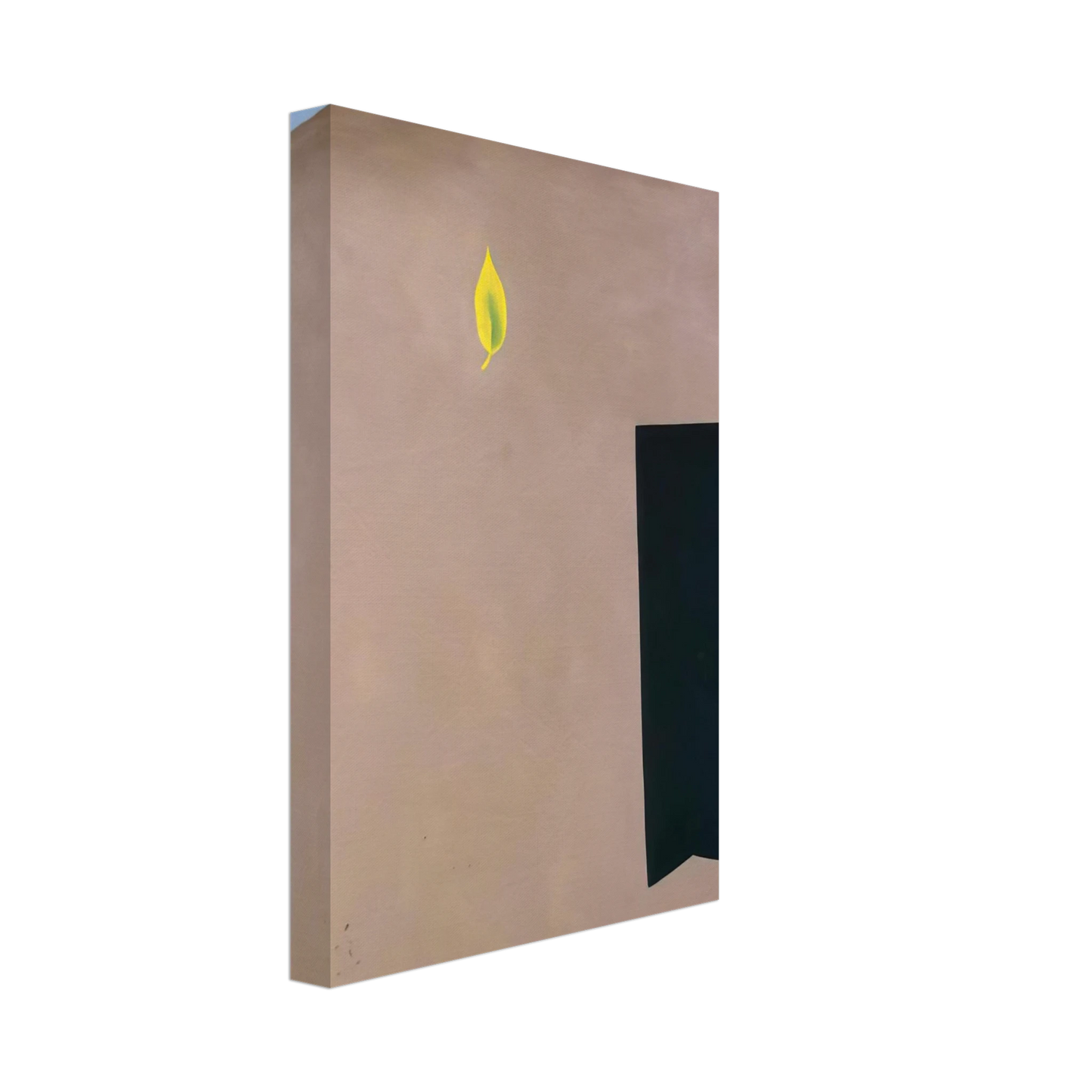 Georgia O'Keeffe - Patio Door with Green Leaf Canvas - 70x100 cm / 28x40 inches-canvas