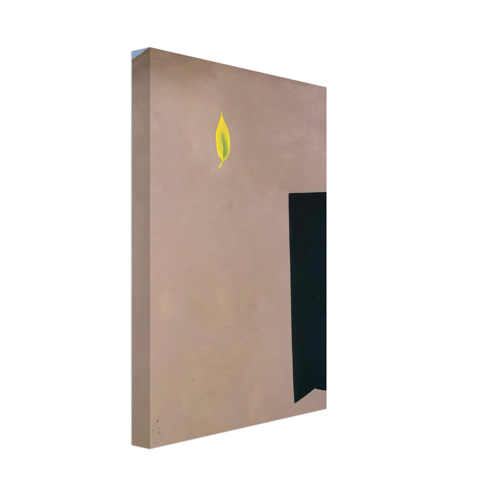 Georgia O'Keeffe - Patio Door with Green Leaf Canvas - 70x100 cm / 28x40 inches-canvas