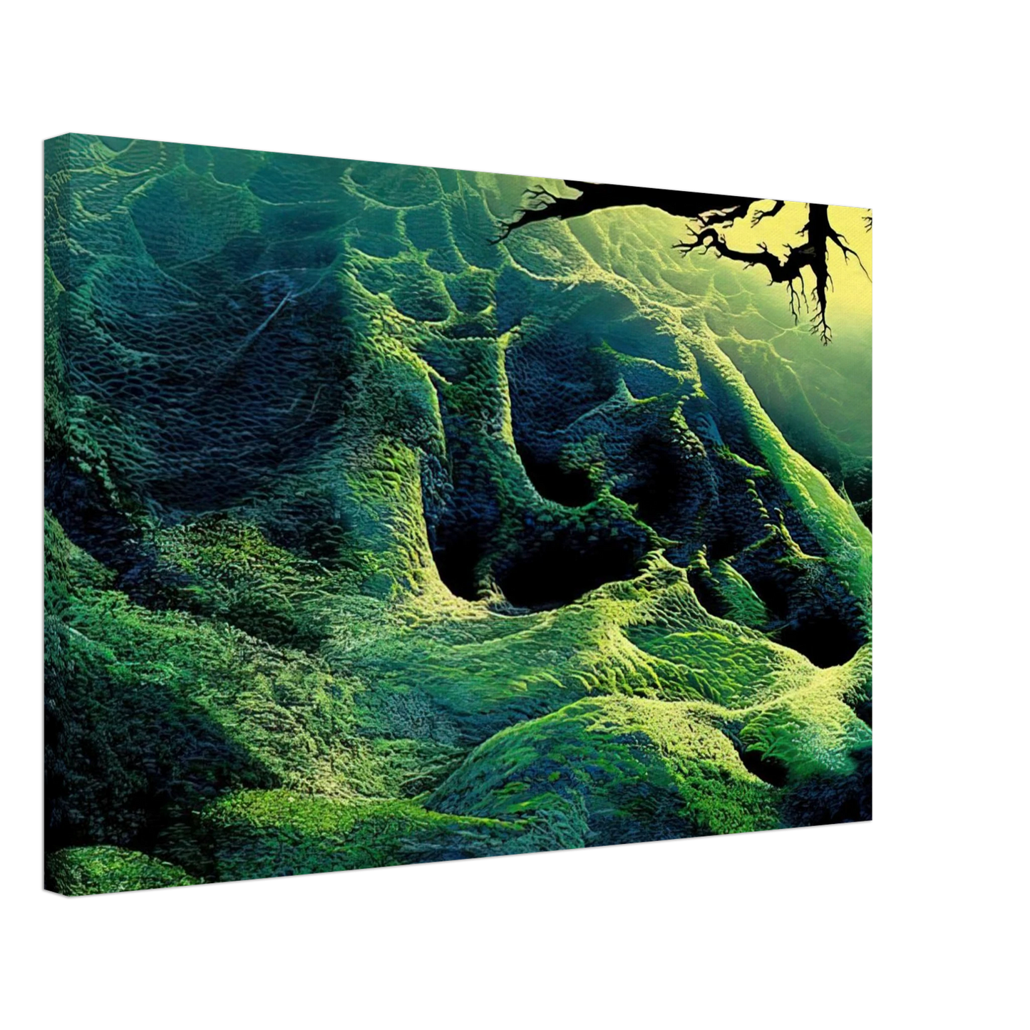 Eyvind Earle - My Soul Canvas - 70x100 cm / 28x40 inches-canvas