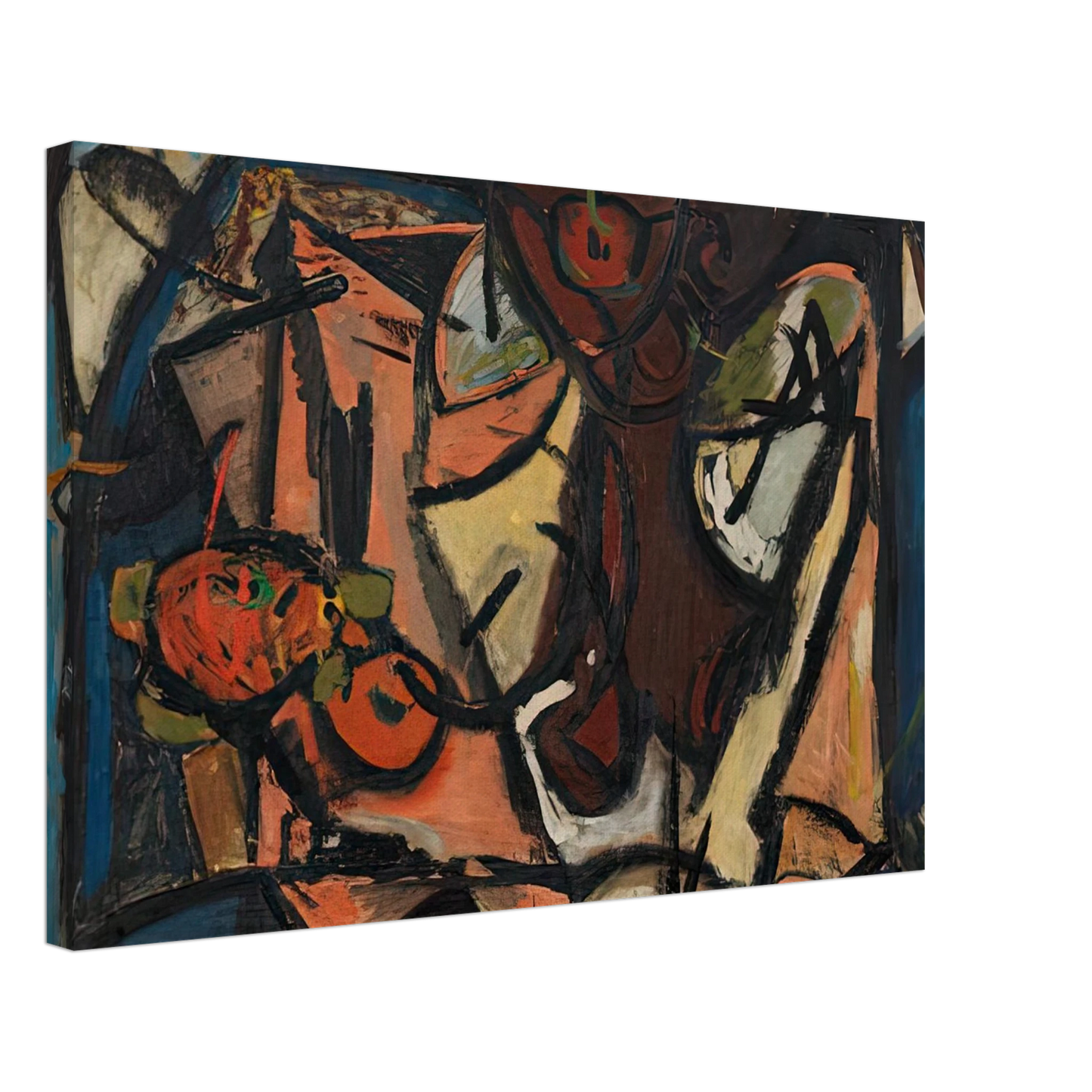 Helen Frankenthaler - Still Life, 1948- Canvas - 70x100 cm / 28x40 inches-canvas