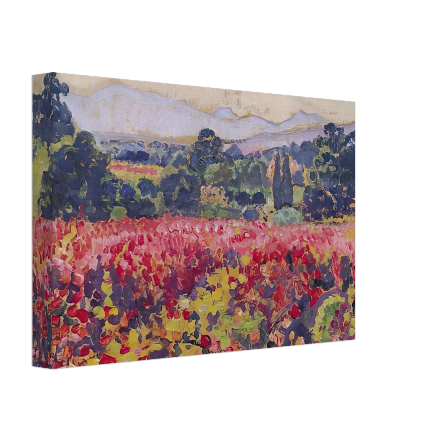 Theo van Rysselberghe - THE VINES IN SAINT CLAIR 1912 Canvas - 40x60 cm / 16x24 inches-canvas