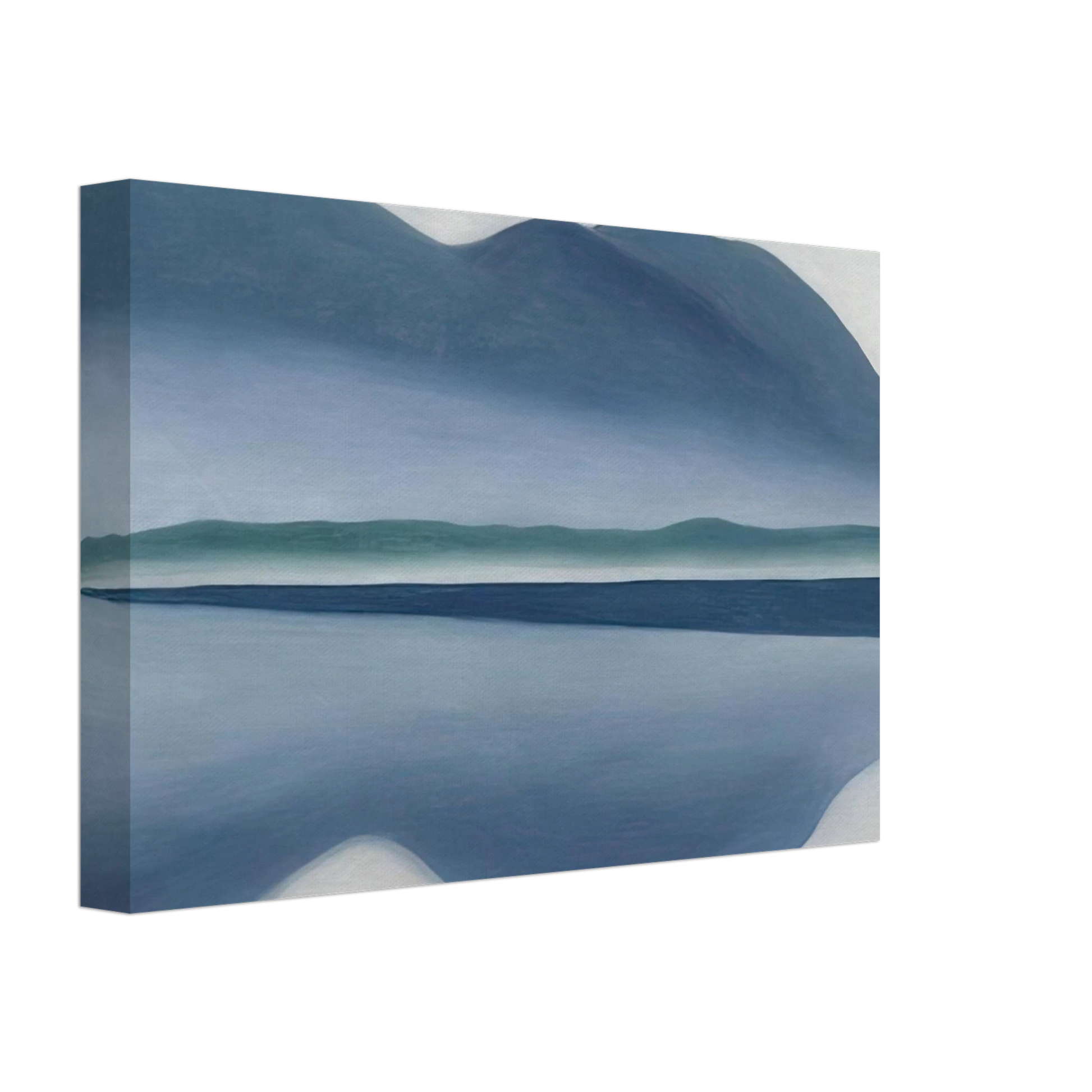 Georgia O'Keeffe - Lake George  formerly Reflection Seascape  Canvas - 40x60 cm / 16x24 inches-canvas