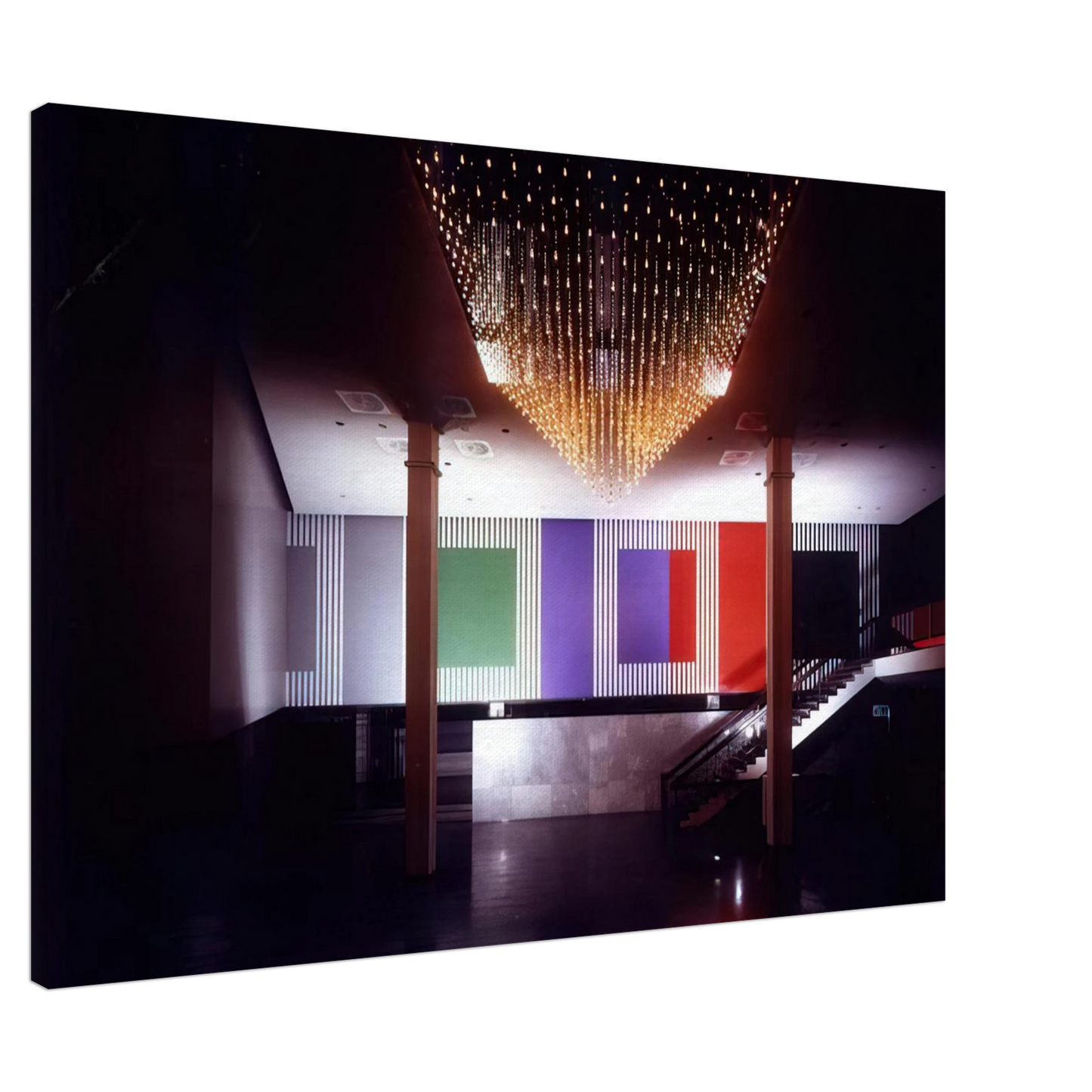 Daniel Buren - Double Rhythm - 1991 Canvas - 20x30 cm / 8x12 inches-canvas
